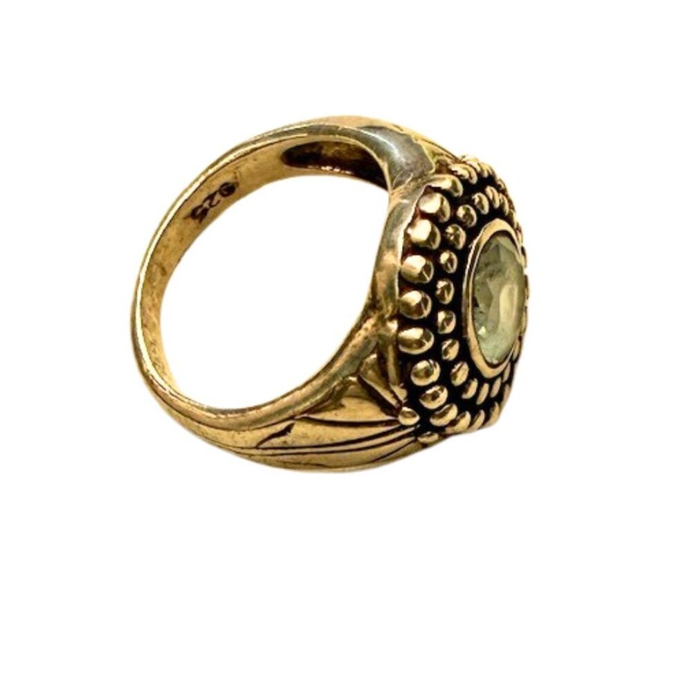 Moonstone Statement Sterling Silver Ring - image 5